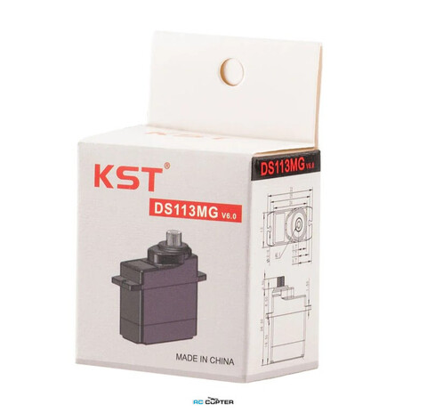 Сервопривод KST DS113MG (2.0-3.5кг/см, 0.09-0.13сек/60°, 12г)