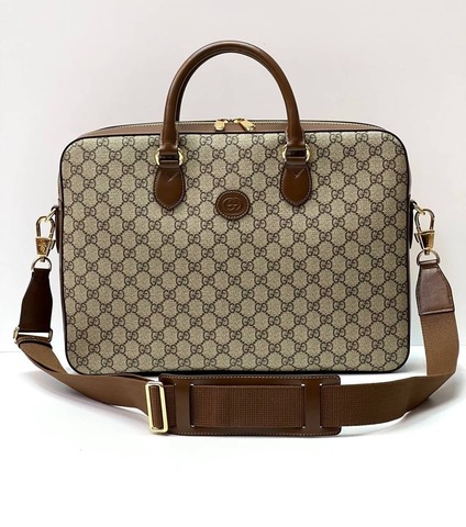 Комбинированная сумка для ноутбука Gucci