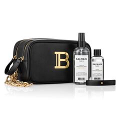 Balmain Hair Couture Клатч черный Signature Pouch