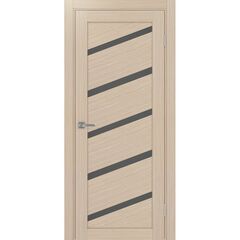Купить Межкомнатная дверь экошпон Турин 506У.112 дуб белёный остеклённая