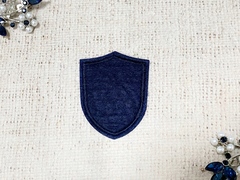 Термоаппликация, р. 5х4 см, тёмно-синий