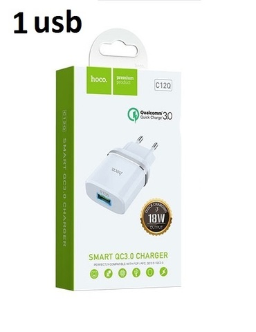 Зарядное устройство hoco. Quick Charge 3.0, 1 USB