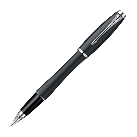 Перьевая ручка Parker Urban F200, цвет: Muted Black CT, перо: F, цвет чернил: blue, в подарочной упаковке