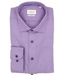 Сорочка мужская Eterna Slim Fit 4158-F170-93 лиловая из фактурной ткани