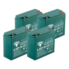 Комплект аккумуляторов RuTrike 6-DZF-20 48V22.5AH (AGM)