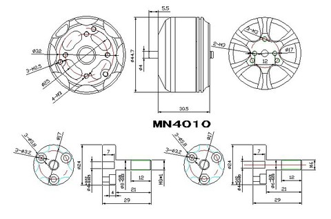 T-Motor MN4010 KV370