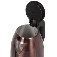 Чайник электрический Lofter, H3, шоколадный, 1.8 л, 1500 Вт, скрытый нагревательный элемент, металл