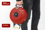 Портативный керамический гриль TRAVELLER 12 дюймов (красный) (30,5 см) фото №1