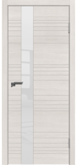 Межкомнатная дверь Новелла 1 Беленый дуб,стекло белое / Цвет Беленый дуб / Стекло "Лакобель белое" / Двери Верда