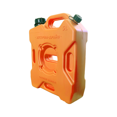 Канистра ЭКСТРИМ Драйв Плюс (5 литров, с клапаном, оранжевая)