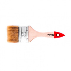 82535 Кисть плоская "Стандарт" 2,5" (63 мм), натуральная щетина, деревянная ручка  MTX