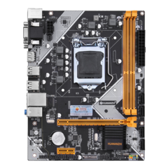 Материнская плата HUANANZHI H61, Socket1155, mATX, Retail, 2xDDR3, PCIe3.0, 100LAN, 2xPS/2, 8xUSB2, VGA, HDMI, DVI (HNZ-H61)