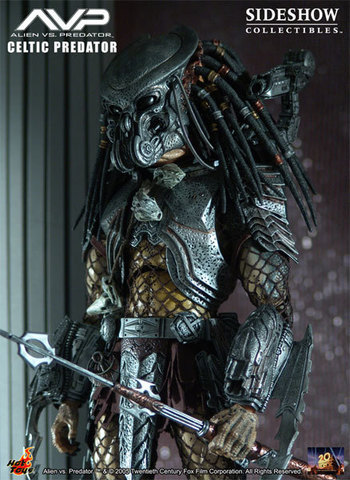 Alien vs. Predator: Celtic Predator Movie Masterpiece Figure