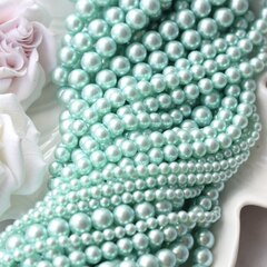 Майорка нежно-зелёная 4 мм, 1 нить, МА144