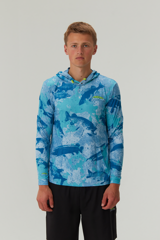 Худи Аквафиш голубой