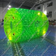 Аттракцион Водный роллер (Гидророллер) «Ярко-зелёный» ПВХ 2,2*2*2 м