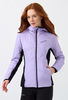 Премиальная куртка для лыж и зимнего бега Nordski Hybrid Warm 2.0 Lavender/Black W женская