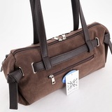 Сумка Саломея 2032 эко-замша шоколад