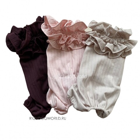 5168 BH Костюм для собак трикотажный "Ruffle Junpsuit"