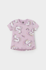 фуфайка  для девочки  КР 302686/ледяная орхидея,единороги к537