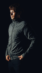 Мужская разминочная куртка Proteam Trek Grey