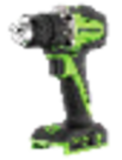 Дрель-шуруповерт ударная аккумуляторная Greenworks HD560, 24V, б/щет, 0-500 / 0-2000 об/мин, 30/60 Нм, 13мм, Anti-kickback, без АКБ и ЗУ (HD56000)
