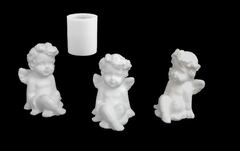 Силиконовый молд Ангелочек № 37 мини