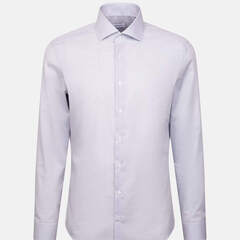 Сорочка мужская Seidensticker Slim Fit 01.845342-16 в синюю микроклеточку