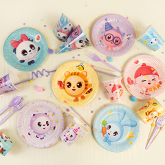 Стаканы, Малышарики, Ассорти, 250 мл, 6 шт.