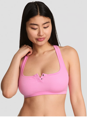 PINK ХЛОПКОВЫЙ ТОП RACERBACK