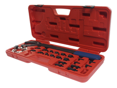 JTC-6639 - Фиксатор шкива распредвала (VW AUDI SEAT SKODA PORSCHE) JTC - 
Предназначен для регулировки и фиксации угла распредвала.
Применение: VAG 3-цил. 4-цил. (1.0 л, 1.2 л, 1.4 л EA211 турбонагнетателя), двигатели 2.0 л FSi, TSi, TFSi.
Номер ОЕМ: T10172A, T10554.