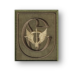 Нашивка ( Шеврон / Патч / Patch ) Тактическая ССО ( Силы Специальных Операций РФ ) Сенеж 85х100 мм Вариант 2 Полевая Оливковая