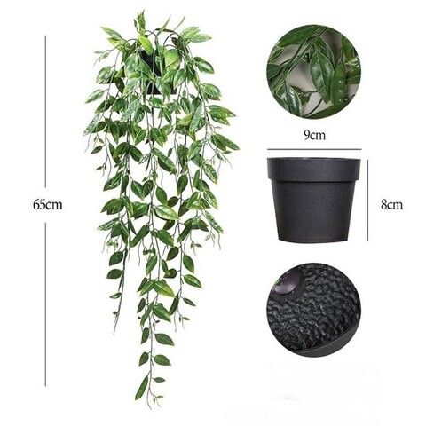 Искусственное комнатное растение в горшке Avesta, полипропилен