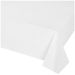 Скатерть п/э белая 1,4х2,75м