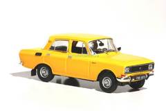 Moskvitch-2140 Moskwicz yellow 1:43 DeAgostini Kultowe Auta PRL-u #101