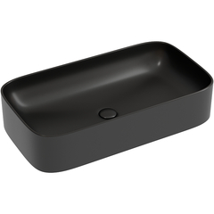 Ceramica Nova Element CN6054MB Умывальник чаша накладная прямоугольная 705*380*122мм (цвет Чёрный Матовый) фото
