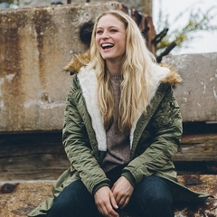 Парка Alpha Industries Elyse Sage Green (Зеленая)