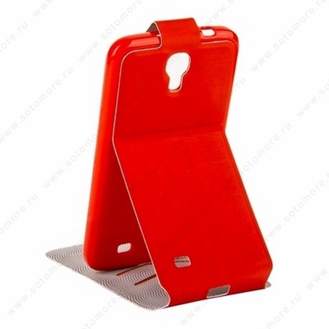Чехол-флип Kooso Melkco для Samsung Galaxy Mega 6.3 i9200 - Kooso Koka Flip case Red