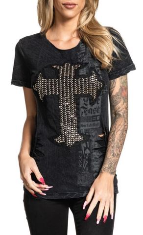 Affliction | Футболка женская UPON AW21993 перед
