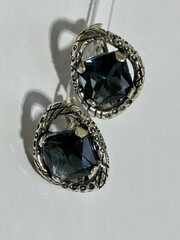 Медина-А (серьги  из серебра)
