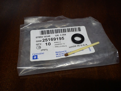 КОЛЬЦО ФОРСУНКИ ИНЖЕКТОРА ВЕРХНЕЕ NEXIA N100, N150 SOHC, LANOS, CHANCE, AVEO 1,4 -07 (ТОЛСТОЕ) GM