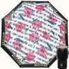Зонт складной Moschino Boutique 8902 Flowers and slogans