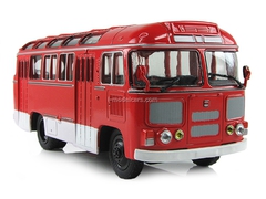 PAZ-672M red Soviet Bus (SOVA) 1:43