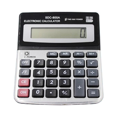 
          Калькулятор настольный Basir 8 Bit, LCD, 13.5*10.5*2.5 см, серый