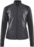 Элитный утеплённый беговой костюм Craft Sub Zero Jacket 2020 женский (черный с белым)