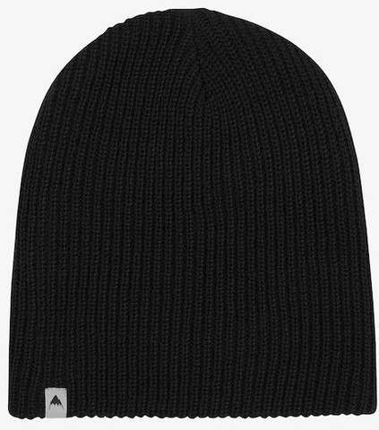 Картинка шапка Burton all day lng beanie True Black - 1