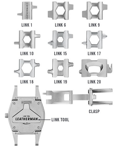 Браслет мультитул Leatherman Tread Tempo чёрный (832420)