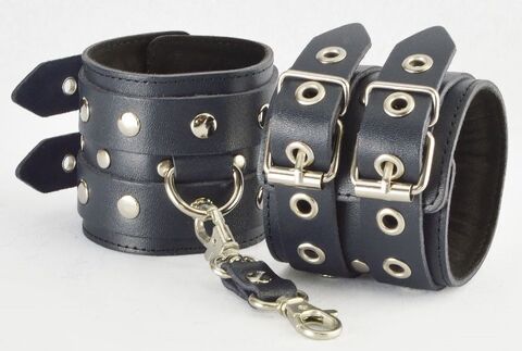 Оригинальные наручники с двойными ремешками - Sitabella BDSM accessories 3050-5