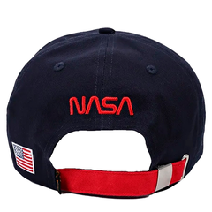 Бейсболка Alpha Industries Nasa Worm Logo Cap Rep. Blue (Синяя)