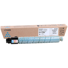 Тонер-картридж тип MPC305E голубой для Ricoh Aficio MPC305SP/SPF. Ресурс 4000стр. (842082 | 841595)